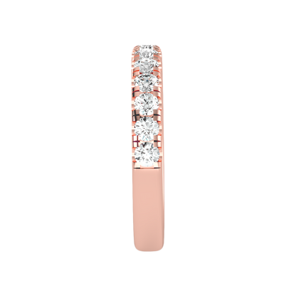 Effervescent Half Eternity Wedding Band