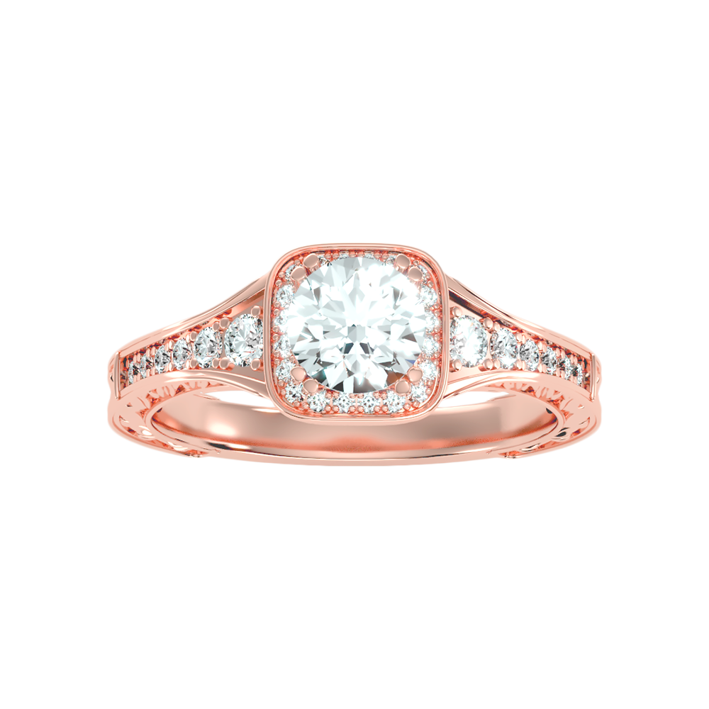 Belle Halo Ring-Color_Rose-Gold