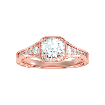 Belle Halo Ring-Color_Rose-Gold