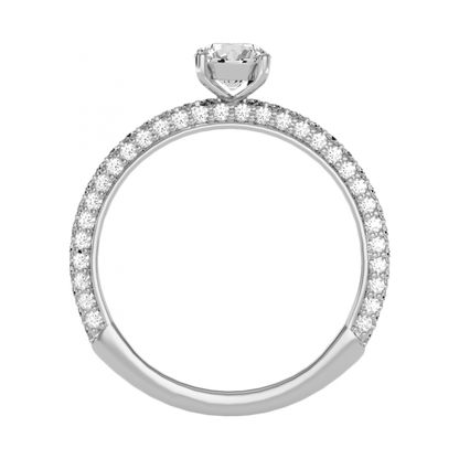 The Idealistic Single Stone Ring-Color_White-Gold
