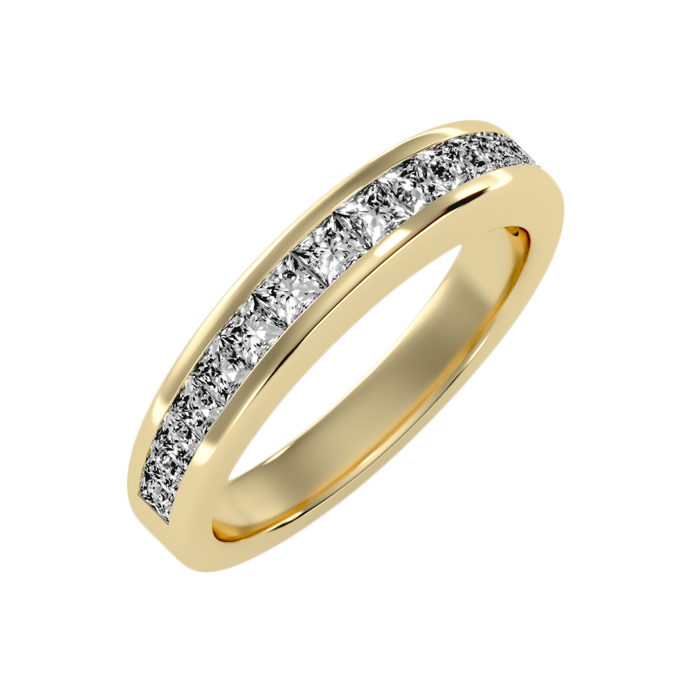 Rain Half Eternity Band-Color_Yellow-Gold