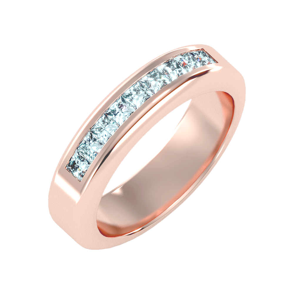 Lustrous Men's Band-Color_Rose-Gold