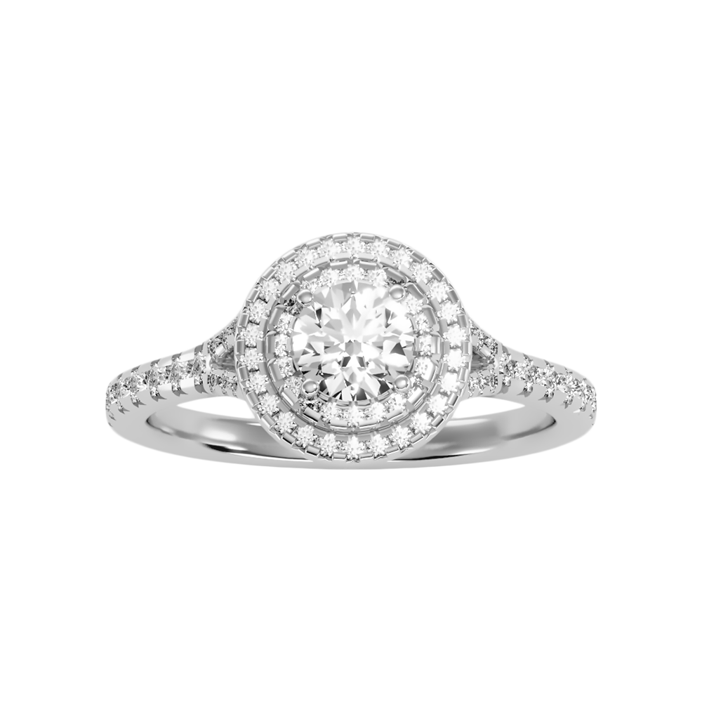 Celebrated Halo Ring