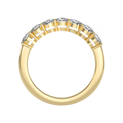 The Impressive Half Eternity Ring-Color_Yellow-Gold