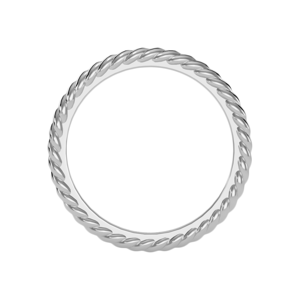 The Eye-Catching Wedding Band-Color_White-Gold