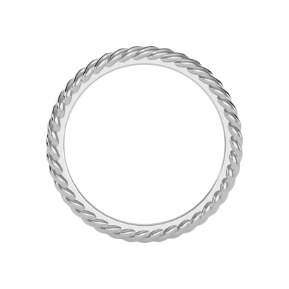 The Eye-Catching Wedding Band-Color_White-Gold