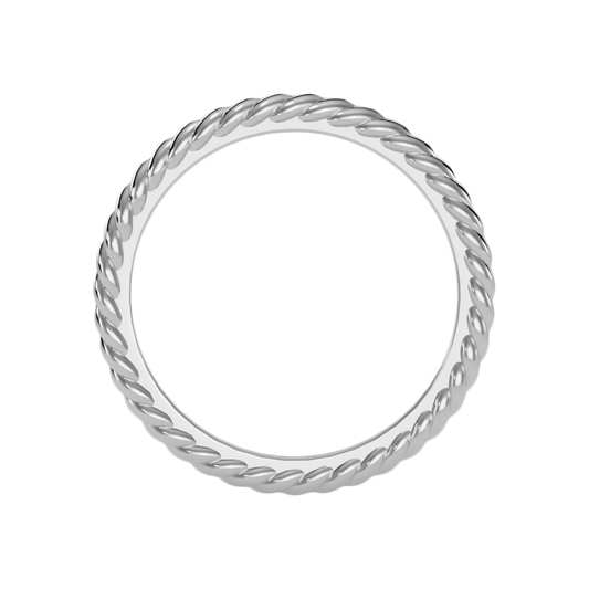 The Eye-Catching Wedding Band-Color_White-Gold