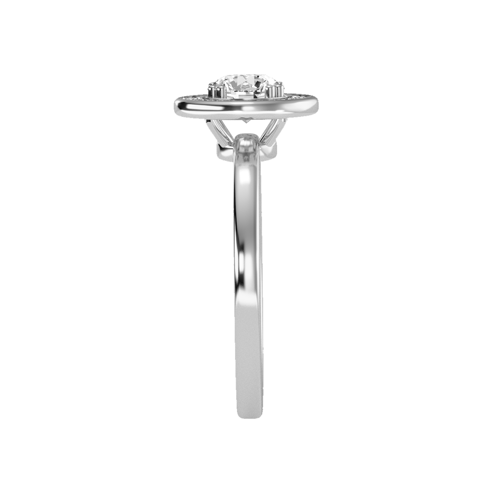 Bout Classic Halo Diamond Engagement Ring