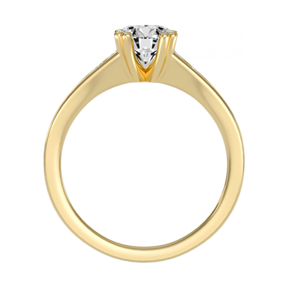 Bella Solitaire Ring-Color_Yellow-Gold