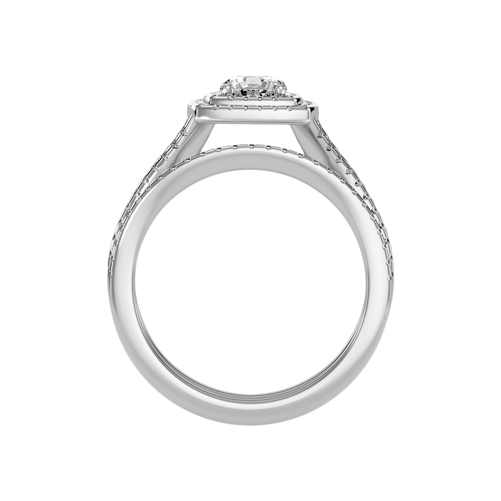 Light Bridal Ring Set