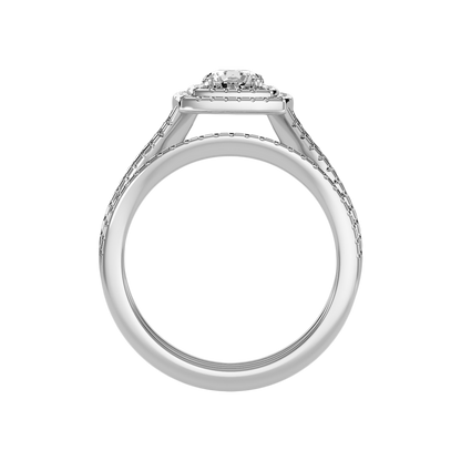 Light Bridal Ring Set