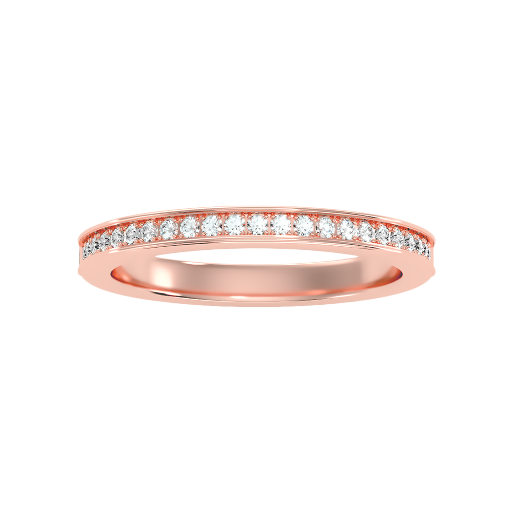 Elegant Half Eternity Wedding Band