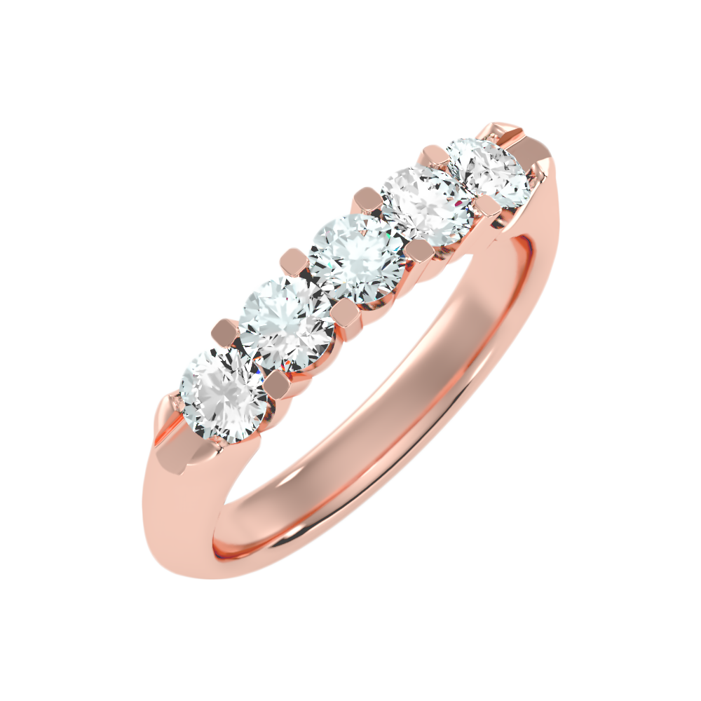 Joily Half Eternity Band-Color_Rose-Gold
