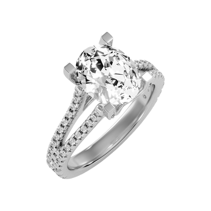 Delux Halo Ring-Color_White-Gold