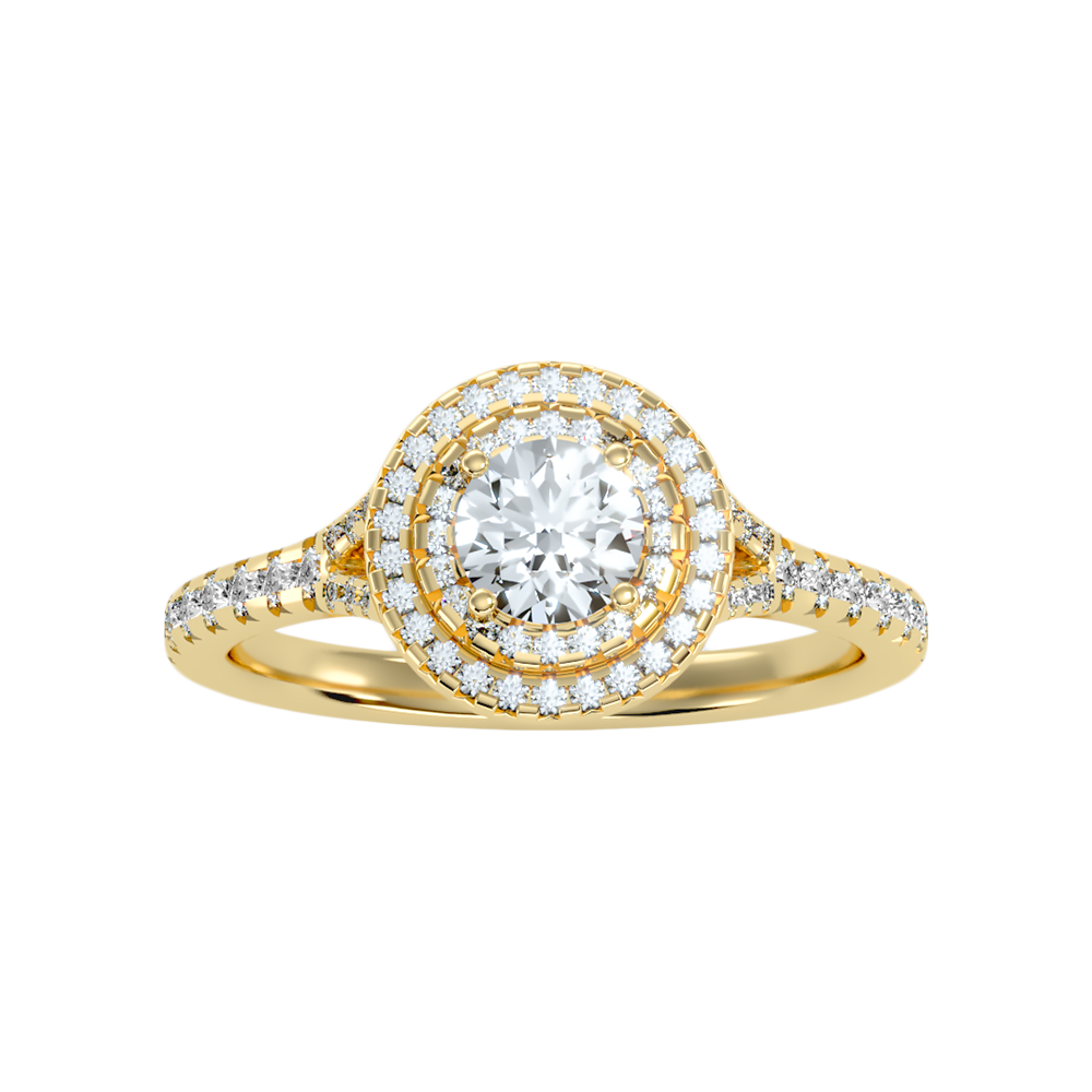 Celebrated Halo Ring