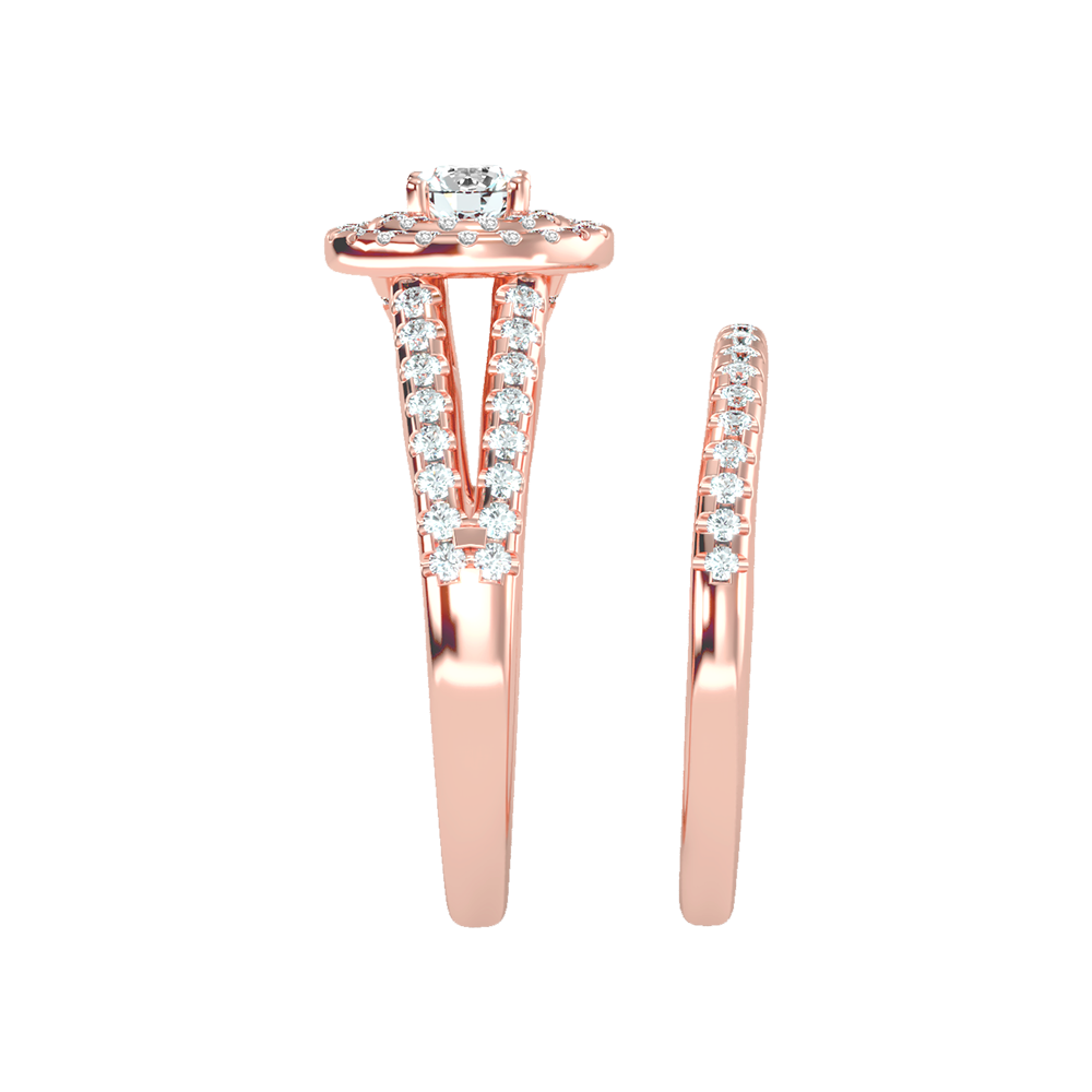 Glistening Bridal Ring Set