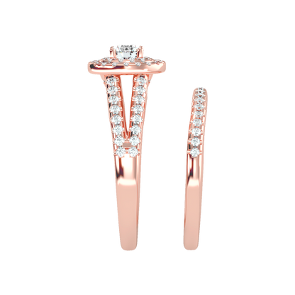 Glistening Bridal Ring Set