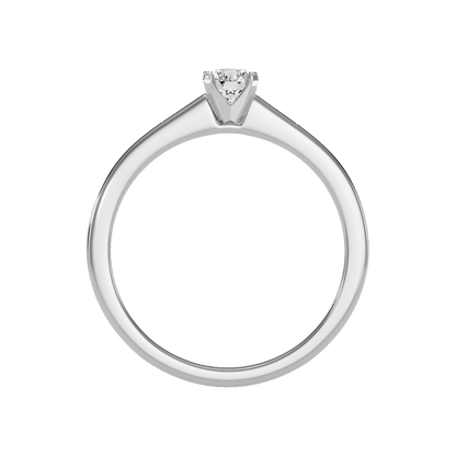 Glittery Solitaire Ring