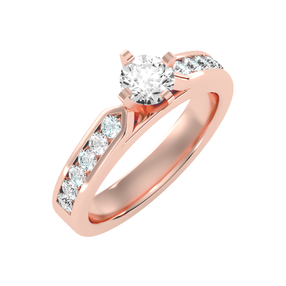 Noble Solitaire Ring-Color_Rose-Gold