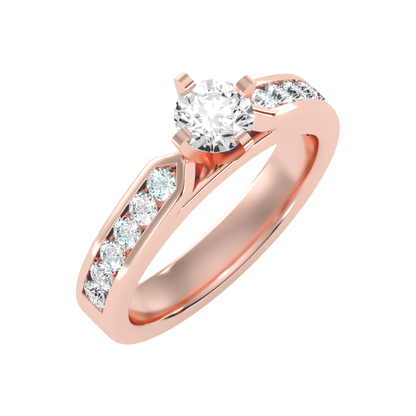 Noble Solitaire Ring-Color_Rose-Gold