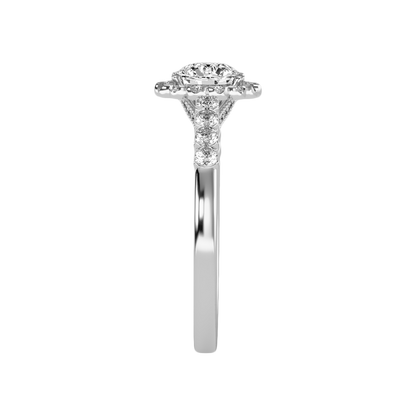 Kallos Classic Halo Diamond Engagement Ring