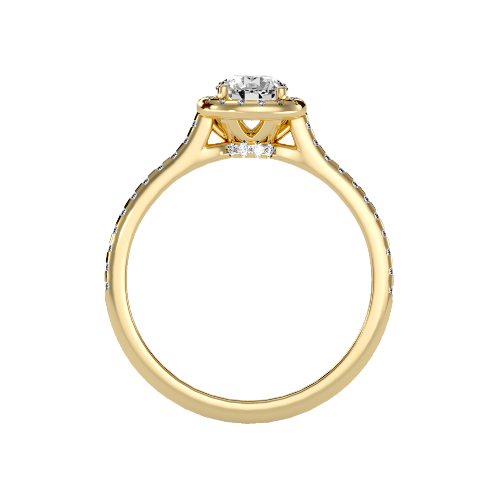 Rollicking Halo Ring