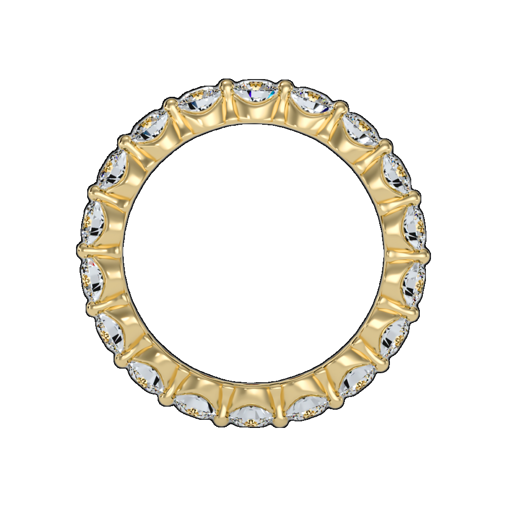 Treazy Wedding Band -Color_Yellow-Gold