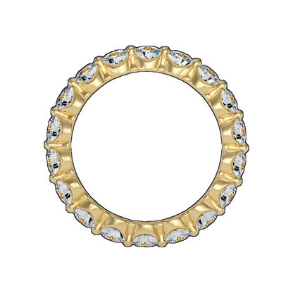 Treazy Wedding Band -Color_Yellow-Gold