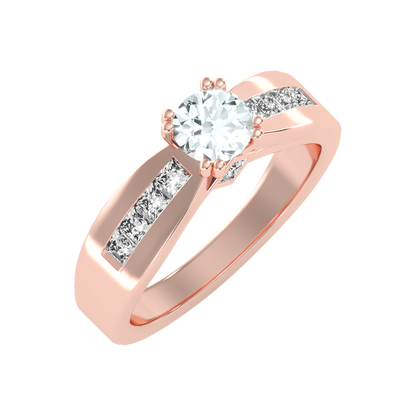 Choice Solitaire Ring-Color_Rose-Gold