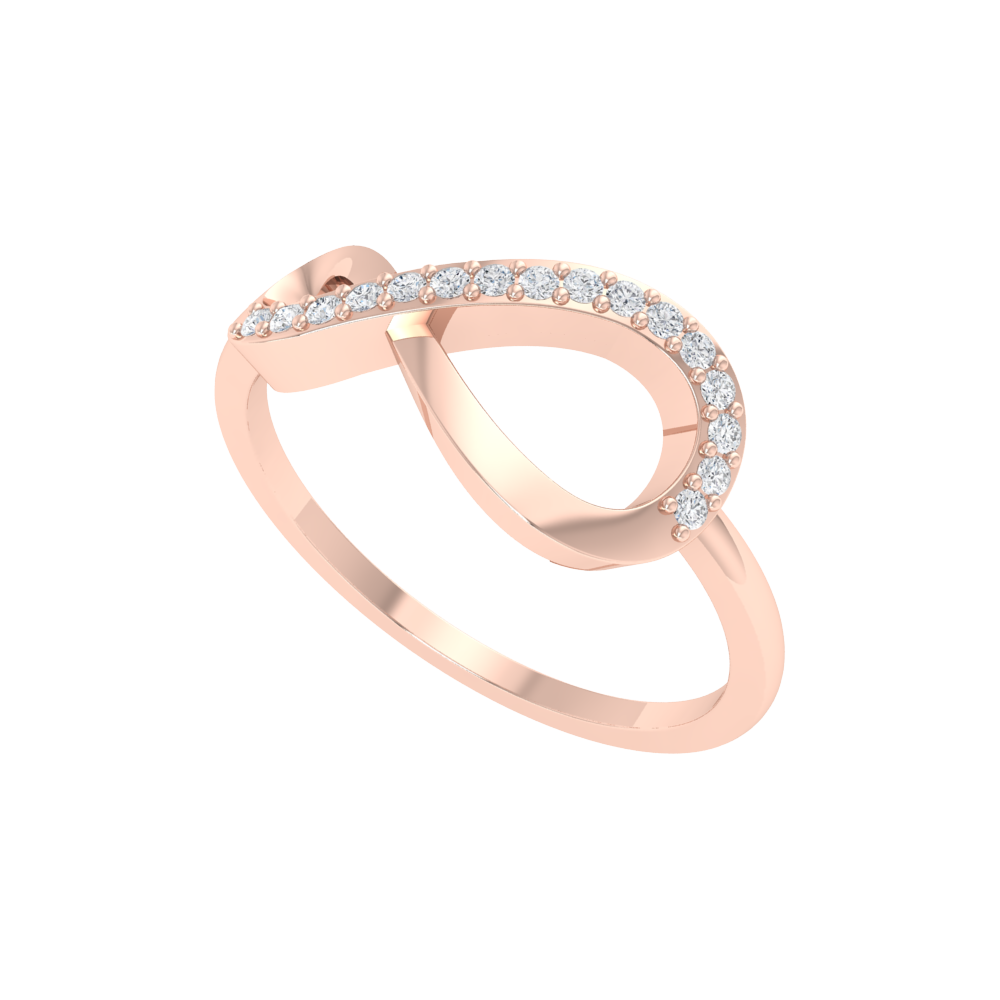 Glistening Infinity Ring