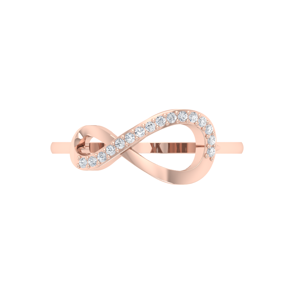 Glistening Infinity Ring