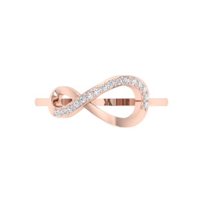 Glistening Infinity Ring