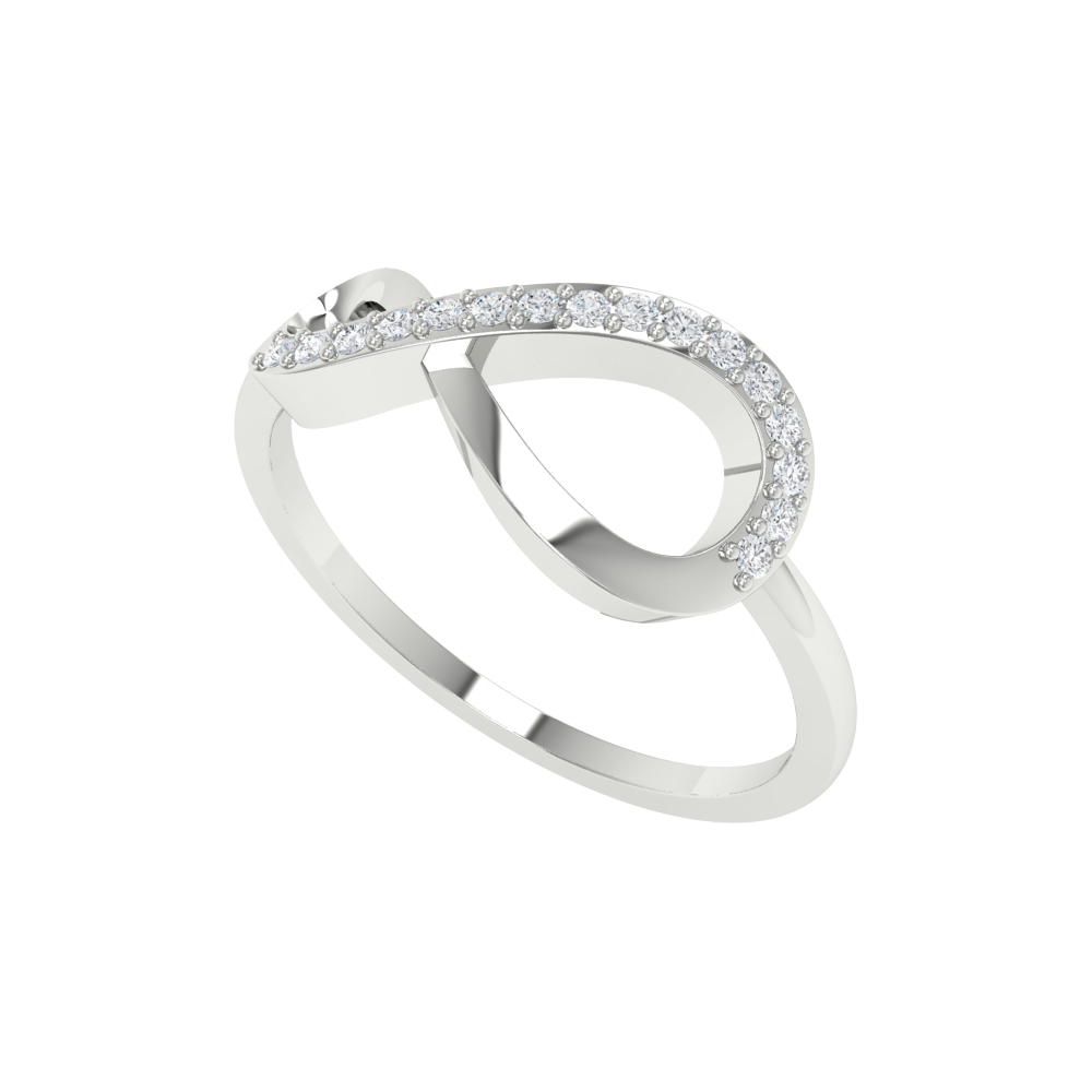 Glistening Infinity Ring