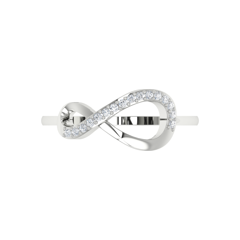 Glistening Infinity Ring