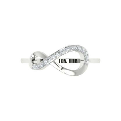 Glistening Infinity Ring