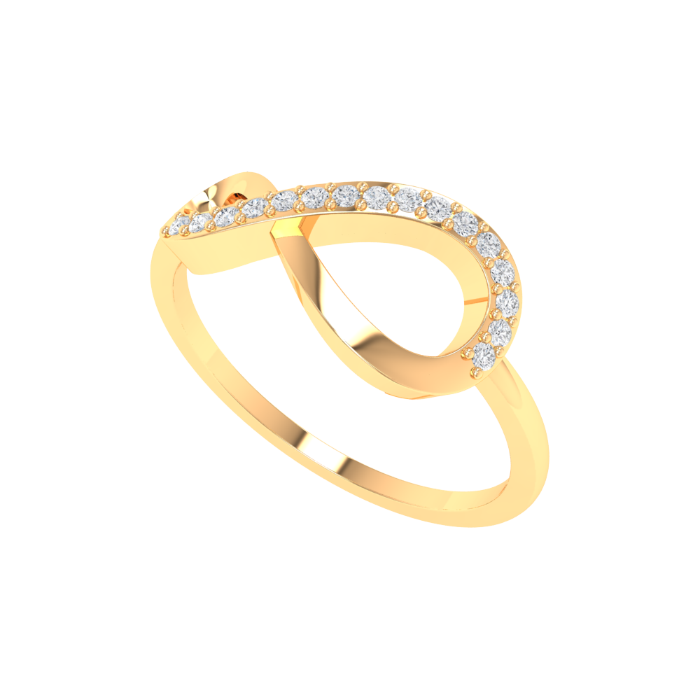 Glistening Infinity Ring