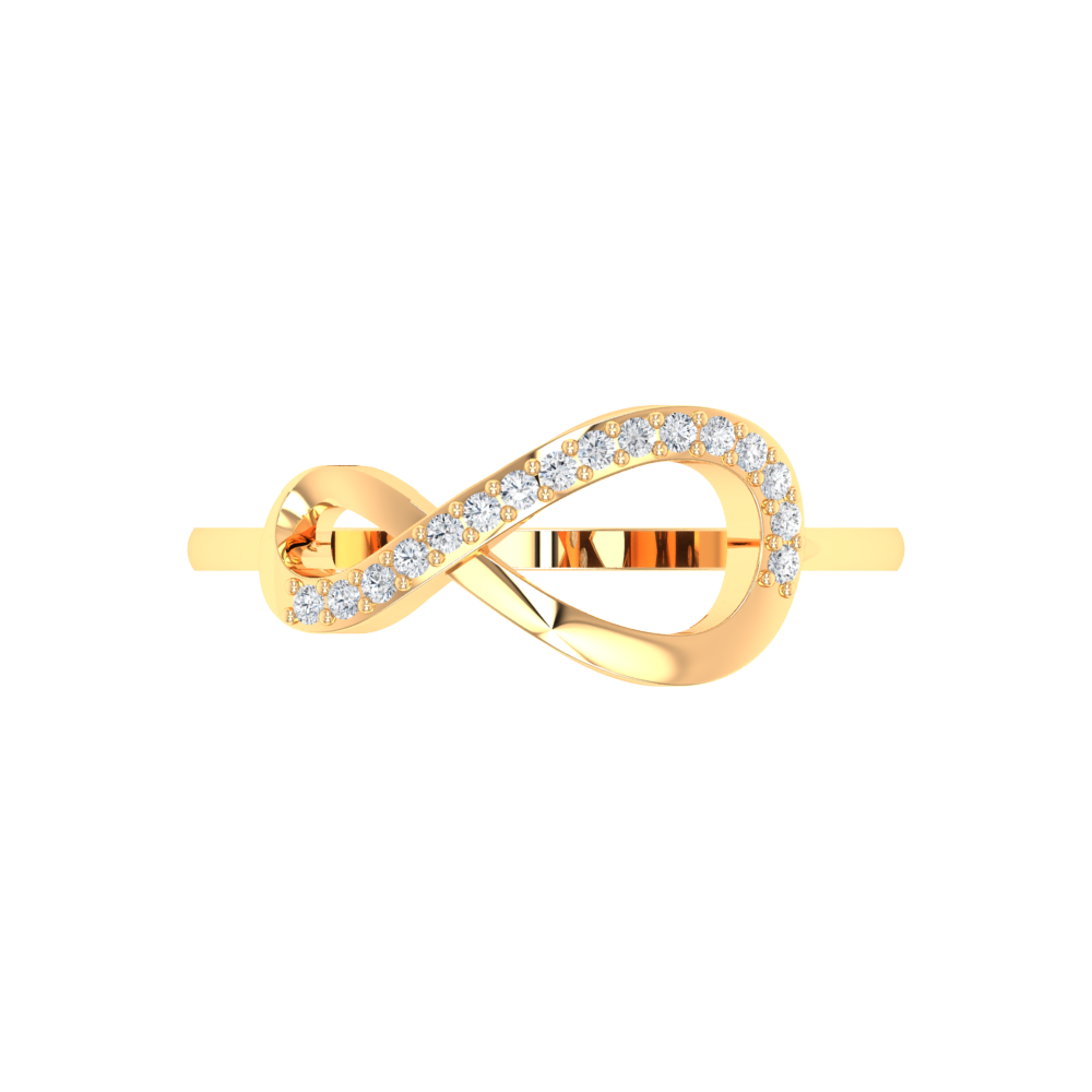 Glistening Infinity Ring