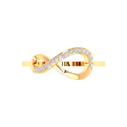 Glistening Infinity Ring