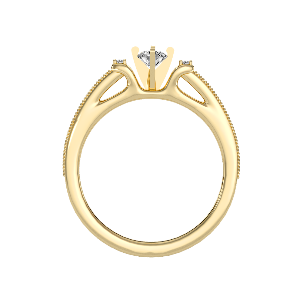 Pretty Solitaire Ring