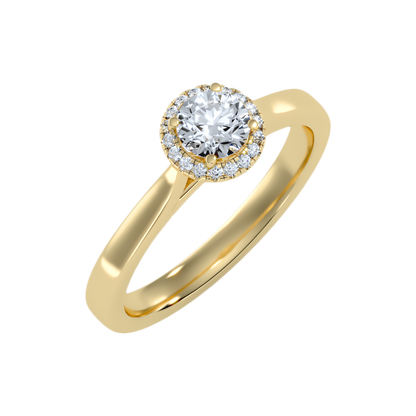 Affable Halo Ring