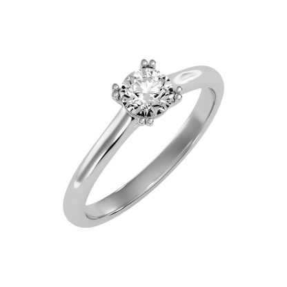 Propinquity Solitaire Ring-Color_White-Gold