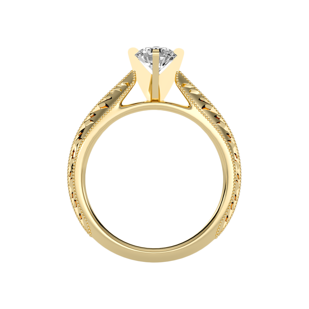 Truffle Solitaire Ring