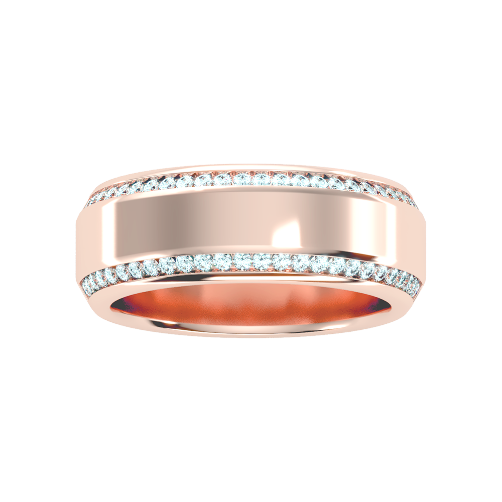 Precision Men's Broad Band Ring