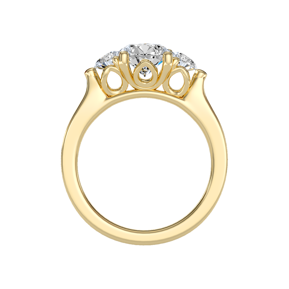 Rumie Tri Stone Ring