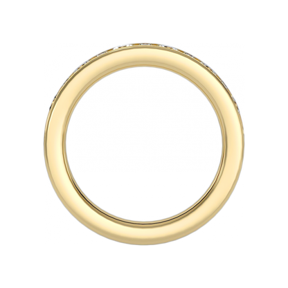 Light Hearted Half Eternity Ring-Color_Yellow-Gold