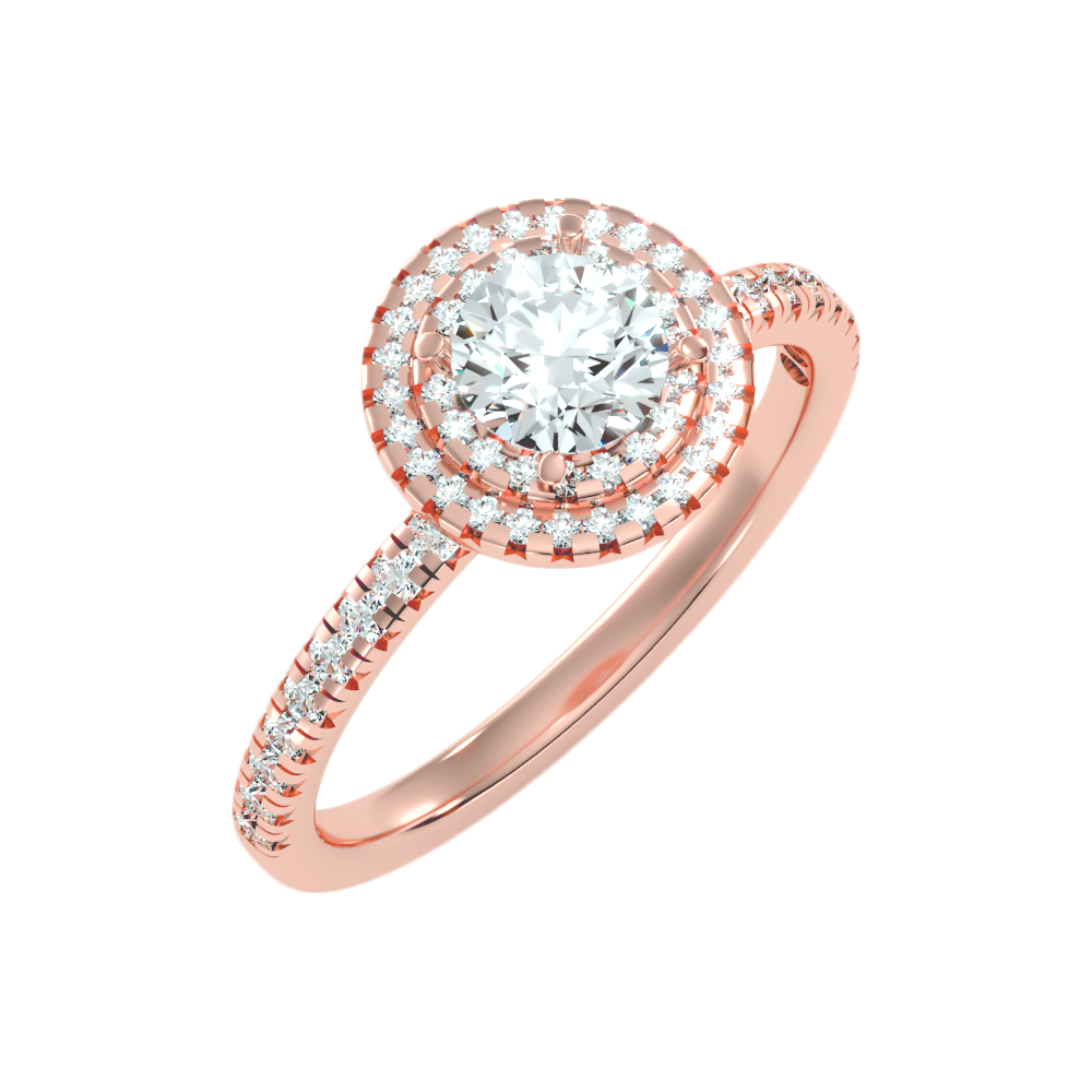Terrific Halo Diamond Ring