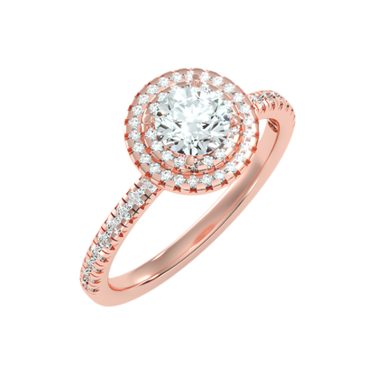 Terrific Halo Diamond Ring