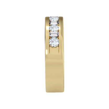 Light Hearted Half Eternity Ring