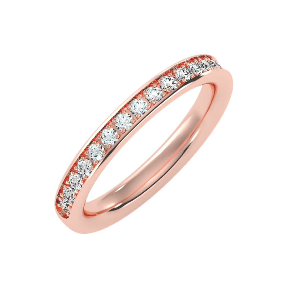 Feaush Half Eternity Band-Color_Rose-Gold