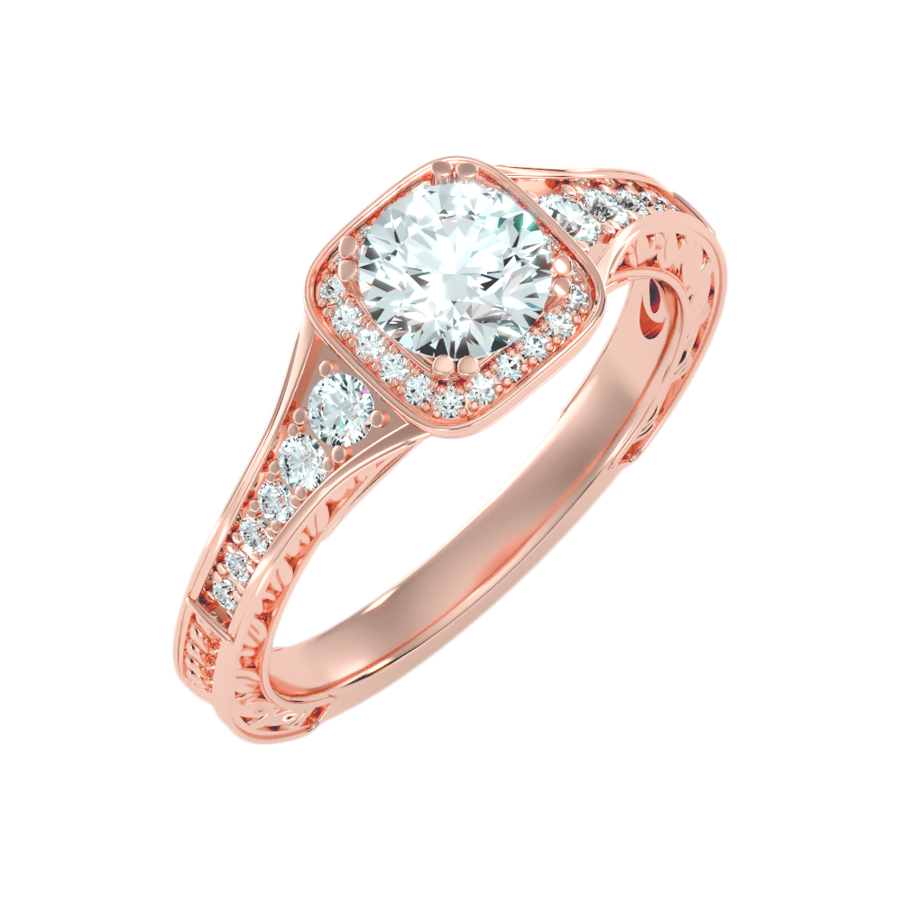 Belle Halo Ring